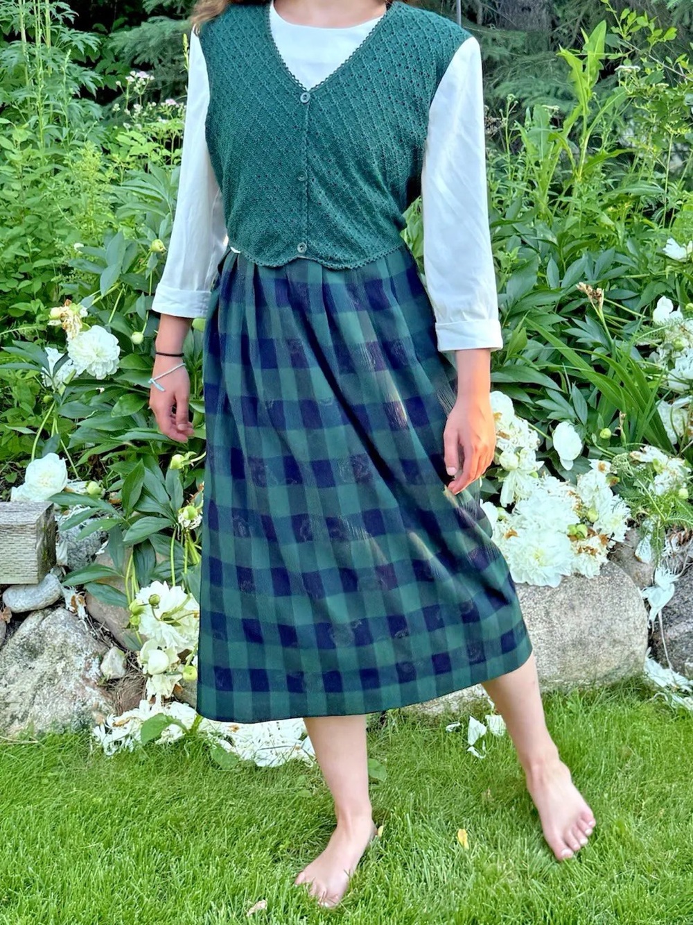 Vintage Miss Dorby Plaid Classic Dress